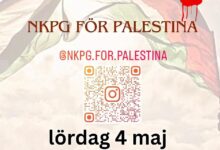 مظاهرة في مدينة نورشونبغ السويدية السبت القادم 04-05-2024 نصرة لغزة وفلسطين 