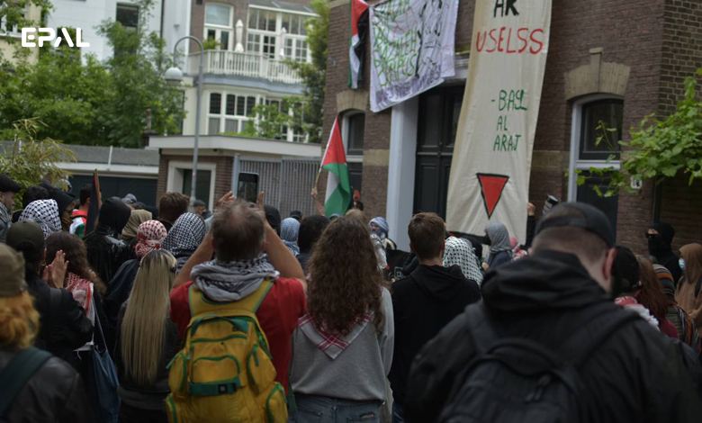 استمرار الاحتجاجات الطلابية في جامعة أمستردام لليوم الخامس والعشرون على التوالي 