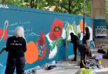 جداريات مناصرة لغزة في لندن بالمملكة المتحدة
