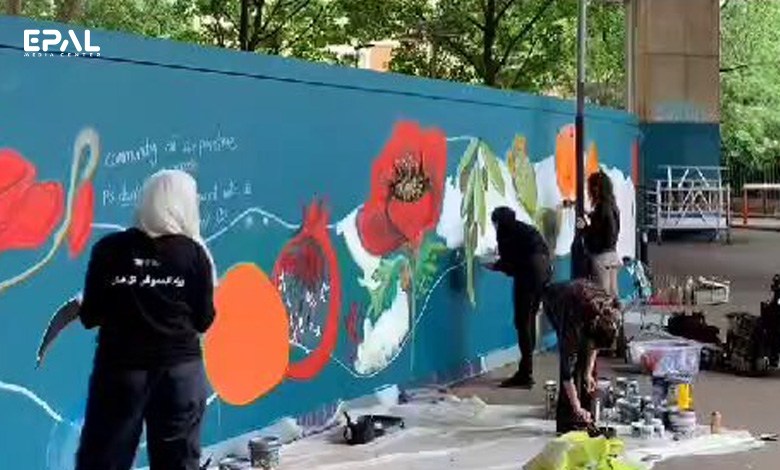 جداريات مناصرة لغزة في لندن بالمملكة المتحدة