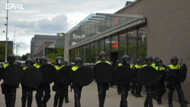 الشرطة الهولندية تقض الاعتصام الطلابي في جامعة روتردام 