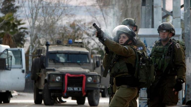 استشهاد فلسطيني بنيران الجنود الاسرائيليين في نابلس بالضفة الغربية