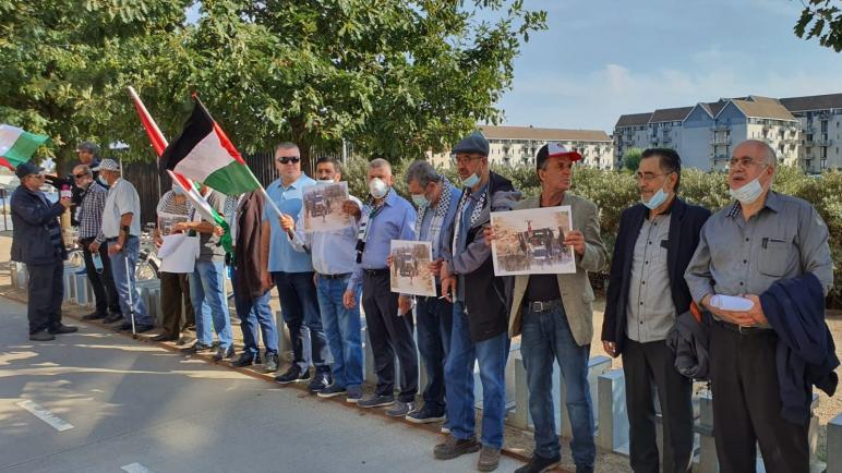 المؤسسات الفلسطينية في الدنمارك تقيم وقفة رافضة لاتفاق التطبيع الإماراتي البحريني مع الاحتلال