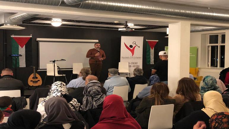 احياء فعاليات اليوم العالمي للتضامن مع فلسطين في مالمو السويدية