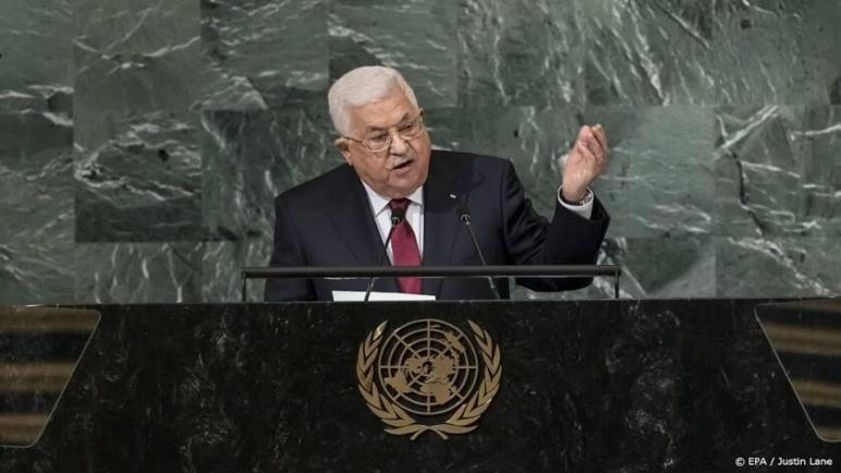 رئيس السلطة الفلسطينية يصف “الكيان الإسرائيلي” بنظام الفصل العنصري