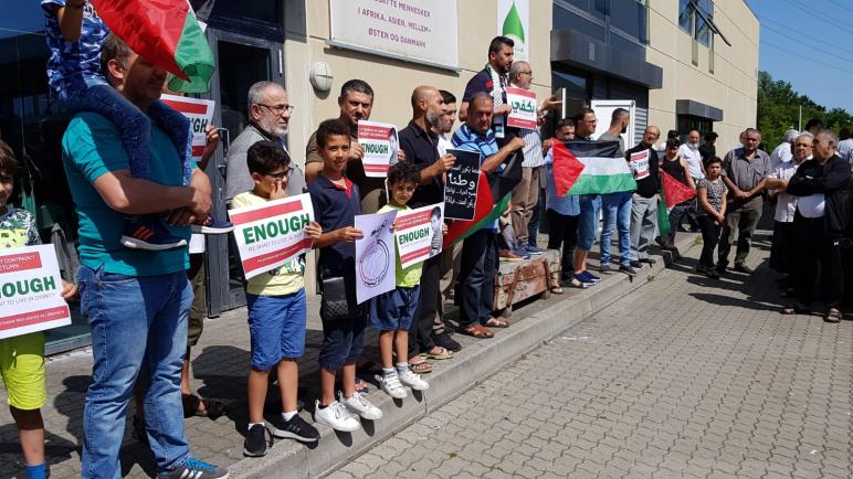 المنتدى الفلسطيني في الدنمارك يقيم وقفة تضامنية مع اللاجئين الفلسطينيين في لبنان