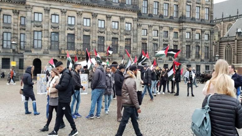 الجالية الفلسطينية في هولندا تحيي اليوم العالمي للتضامن مع الشعب الفلسطيني