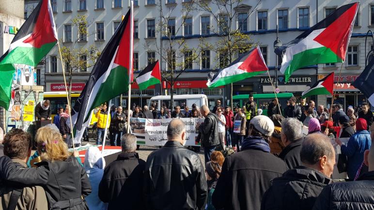 وقفات تضامنية في ألمانيا بذكرى يوم الأرض الفلسطيني