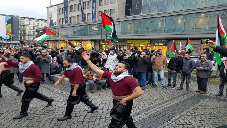 فعالية شعبية في برلين في الذكرى الأولى لقرار الرئيس ترمب حول القدس