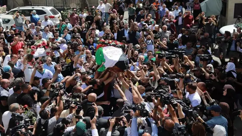 النيابة العامة الفلسطينية تعلن أن شيرين أبو عاقلة استشهدت برصاص الجيش الإسرائيلي
