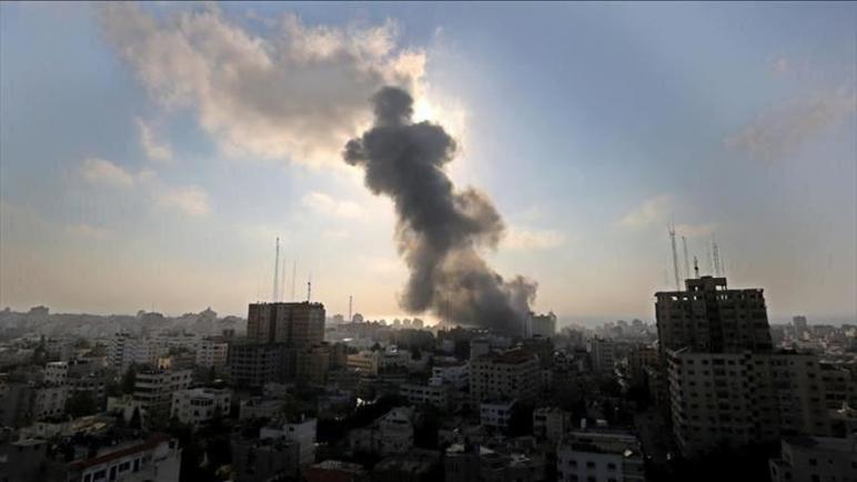 مائة غارة جوية نفذها الكيان الإسرائيلي على أهداف لحركة حماس في قطاع غزة