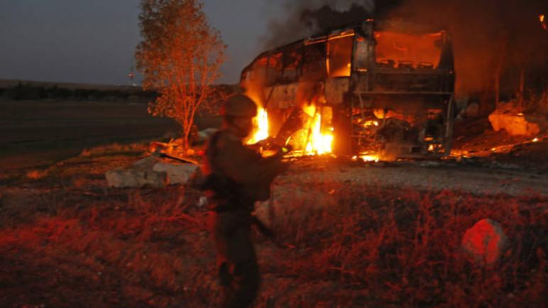 صحيفة NOS الهولندية – اطلاق قذائف هاون من قطاع غزة على حافلة ركاب اسرائيلية